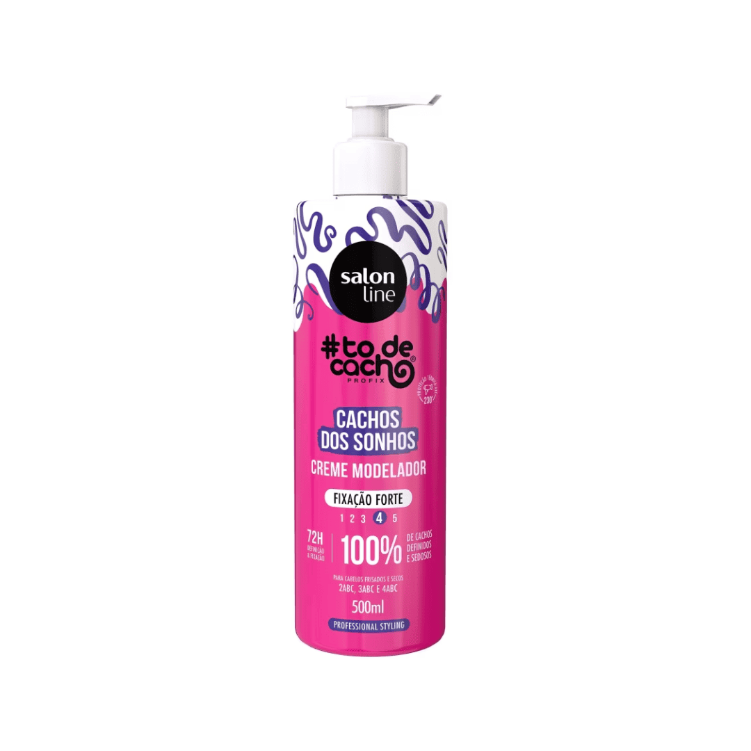 Creme Modelador Forte #todecacho Cachos dos Sonhos 500ml – Salon Line
