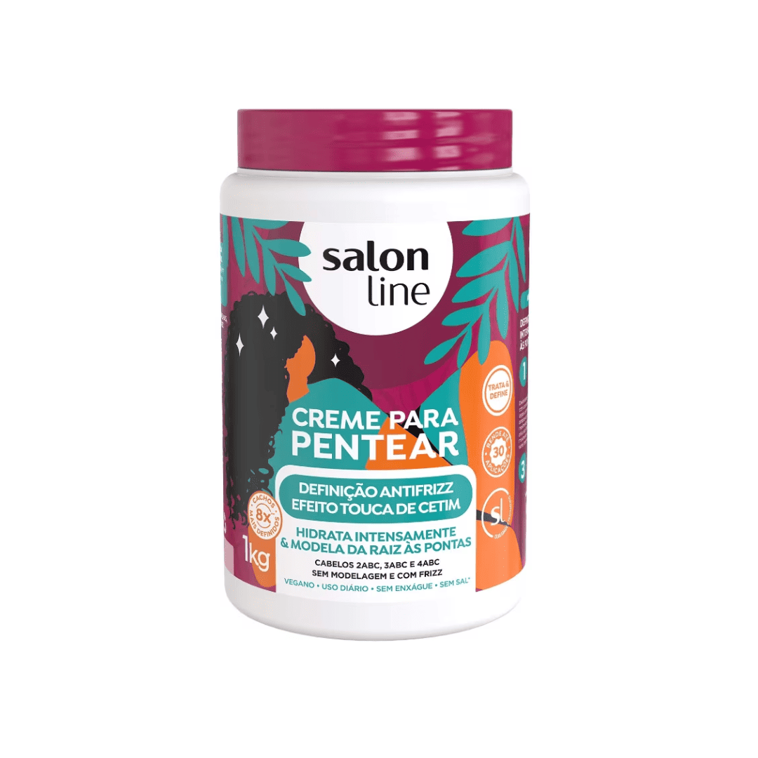 Creme Para Pentear Salon Line Antifrizz 1kg