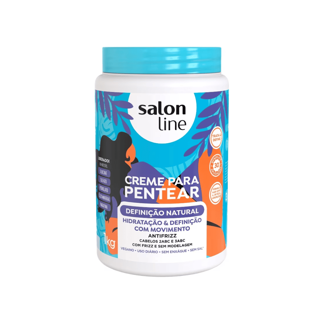 Creme Para Pentear Salon Line Definição Natural 1kg