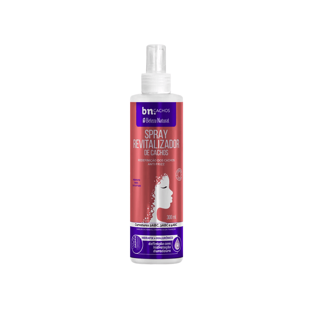 Spray Revitalizador de Cachos Beleza Natural 300ml